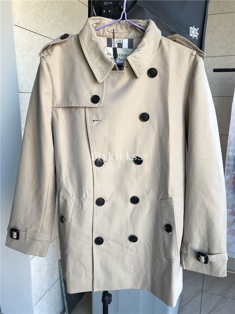 Urberry Windbreaker Coats Beige